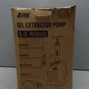 EWK 6L Vacuum Oil Extractor Pump, Portable Fluid Extractor Oil Change Pump for Automotive, Marine Boat, Jet Ski, Fast Oil Change & Quick Drain Fluid Transfer Pump