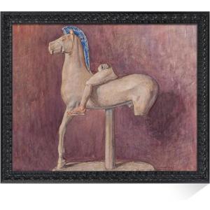 Ornate Canvas Frame for 11x14 Oil Paintings Art Prints, Antique Black Frame for Landscape Portrait, Open Back Wood Frame for Home Office Gallery Wall Decor (No Plexiglass & Backing Board)