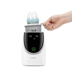 Papablic Swirlable Bottle Warmer, Baby Bottle Warmer with Shake Function for Breastmilk and Night Feeds, Uniform Heating for Nutrient Preservation, Smart Temperature Control, Automatic Shut-Off
