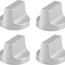 W11517331 W11117415 Stove Knobs Compatible with Whirlpool Gas Range Stove Knob WEC310S0LS1, WEE515S0LZ1, WEC310S0LS2, WEE745H0FS1, WEE745H0FS0, Replacement W108500274 Pack