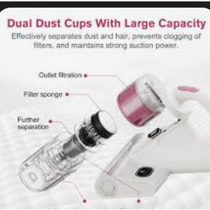 Mattress Vacuum Cleaner with Smart Dust Sensor, UV Bed Vacuum Cleaner with Hot Air, 16Kpa Strong Suction 500W & 45000Rpm Brushroll Rotation & Ultrasonic Tech & 0.6L Dust Cup, Corded