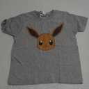 Pokemon Kids Eevee Face Boys Short Sleeve Tee Shirt Extra Small