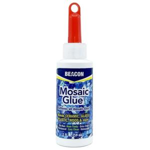 BEACON Mosaic Glue - Non-Toxic & Water Resistant, Ideal for All Tiles & Surfaces, 2-Ounce