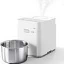 Mifasol Stainless Steel Humidifier Warm Mist, 3.3L/0.87Gal Steam Humidifier Large Room for Home 800 sq ft, Easy to Clean Healthy Humidifiers for Bedroom Baby Nursery Living Room Office