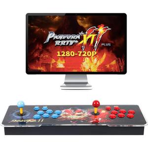 Pandora Treasure 3D Arcade Game Console - 30000 Games Installed, Search Games, Support 3D, 1280x720P, Favorite List, 4 Players Online, 2 Player Controls
