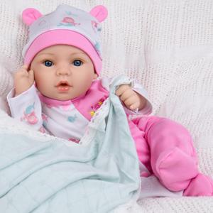 Aori Reborn Baby Dolls Girl Lifelike 18 inches - Realistic Newborn Baby Girls That Look Real, Premium Life-Size Collectible Doll for Preparents, Grandparents, Collectors (Pink Mermaid)