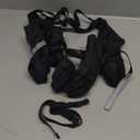 XL Black Stay-On Suspender Dog Boots | Anti-Slip Waterproof | Adjustable Dog Shoes Paw Protector for Medium/Large Dogs Outdoor Walking Hiking Hot Pavement Winter Snow