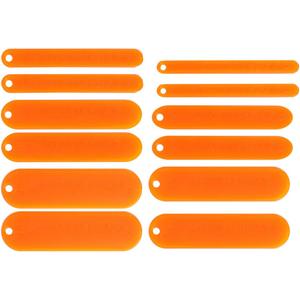 BESPORTBLE 12pcs Fishing Netting Needle Shuttle Plastic Fish Net Repair Tools for Fisherman Weaving Sewing Knitting Home Supplies