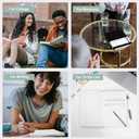 CAGIE Lined Journal Notebook, 320 Pages College Ruled Notebook, 100 Gsm Paper Thick Journal, B5 Hardcover Leather Journals for Writing Women Men, 7.6x10In, Green