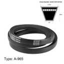 uxcell A965 V-Belts 965mm Inner Girth 13mm Top Width 8mm Thickness A-Section Rubber Drive Transmission Belt 2pcs