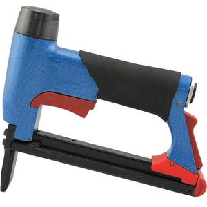 Pneumatic Nail Gun Combo Kit 1/2 Inch Pneumatic Nail Gun Air Stapler Kit Furniture Staple Gun Hand Tacker Flooring Framing Nailers Woodworking Tools with Box Ergonomic and Lightweight