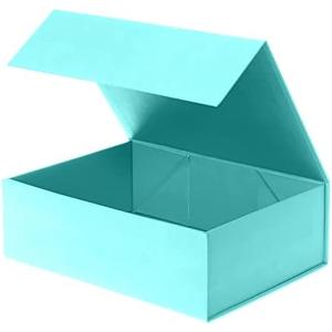 Pack of 2, Rsgift Green Gift Box,7.8x7x3.1 Inches Gift Box with Lid,Groomsmen Graduation Decorative Boxes Birthday Presents Boxes