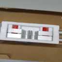 1 Inch Curtain Rods 72 to 144 Inches (6 to 12 ft) Telescoping Single Drapery Rod, USFOOK Heavy Duty Curtain Rods for Windows with Silver Decorative Translucent Finials