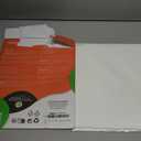 JOYEZA Premium Printable Vinyl Sticker Paper for Inkjet Printer - 25 Sheets Matte White Waterproof, Dries Quickly Vivid Colors, Holds Ink well- Tear Resistant - Inkjet & Laser Printer