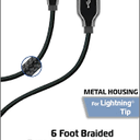 Zgear, Braided Cable Lightning 6' Metal Housing