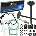 Tupo Engine Valve Kit Outlet and Intake Valves Gasket Compatible with Honda TRX250 Recon 250 Sportrax 250 Cylinder Head Spring Valve Set ATV 2002-2024