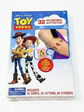 Exchange Cards Toy Story Tattos 4 Pack