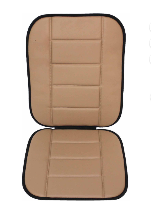 Auto Drive Simulated Leather Full Seat Cushion