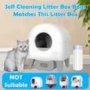 Cat Litter Bags 60 Count, 26.37"X15.74" Drawstring Close Litter Box Liners for Automatic Litter Box,Thick Cat Poop Bags,Easy to Clean,Heavy Duty Robot Bag for Self-Cleaning Box