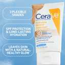 CeraVe Hydrating Mineral Sunscreen SPF 30 with Sheer Tint, Tinted Mineral Sunscreen with Zinc Oxide & Titanium Dioxide, Blends Seamlessly For Healthy Glow, Medium, 1.7 Fluid Ounce
