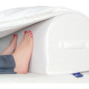 Your Foot Pillow Half Moon, Blanket Elevation Wedge Foot Pillow, Recommended for Foot, Ankle, Knee Pain and Ankle Support (11" x 30")