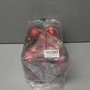 41PCS Christmas Ball Ornaments for Christmas Tree Decorations, Xmas Tree Red Shatterproof Ball Ornaments with Hanging Loop for Holiday and Party Decoration