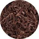 Hampton Distribution Dark Brown Crinkle Paper Filler, 2lb Shredded Paper for Gift Baskets, Weddings, Birthdays, Showers & Holidays