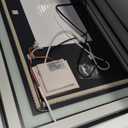 LOAAO 40X30 LED Bathroom Mirror with Lights, Anti-Fog, Dimmable, Backlit + Front Lit, Lighted Bathroom Vanity Mirror for Wall, Memory Function, Tempered Glass, ETL Listed