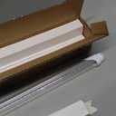 Romwish 36 Inch T8 LED Tube Light, 14W(30W Equiv.), 1600LM, 5000K Daylight, Type A+B Plug & Play or Ballast Bypass, F25T8 Fluorescent Replacement, Double-Ended Power, Under Cabinet Light, 4 Pack (3FT)