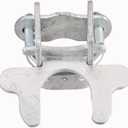 Kennel Gate Latch 1-3/8", Chain Link Fence Gate Butterfly Latch for Dog Kennels and Kennel Panels (1 Pcs)