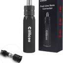 CIFITCOO Dual-Size PTFE Hose Assembly Tool, PTFE Hose Reaming & Separate Tool, Fuel Line Bore Corrector for 6AN & 8AN Fuel Lines, Black Anodized Aluminum, Oil resistant & Durable Design