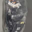 Realspring 6 Pcs Inflatable Bean Bag Chairs for Adults with Electric Air Pump, Blow up Couch Folding Portable Inflatable Couch Lazy Sofa for Outdoor Movie Night Camping(Black)