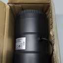 Hon&Guan 4 Inch Inline Duct Fan with Upgrade Controller - 130 CFM Airflow with 6W Ultra-Low Power and Low Noise
