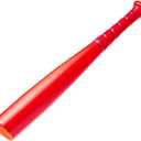 Baseball Bat, Aluminum One Hand 17-Inch Training Bat, Softball Bat, Home/Car/Self Defense, Batting Practice, Aluminum Bat, Truck Tire Checker Bat (Neon Red)