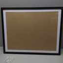 Mxtallup 19x24 Picture Frames Solid wood,Display Pictures 17x22 Inch With Mat or 19x24 Inch Without Mat, Poster Frames 17x22 in Photo Frames Wood Black (T22B1924W1722)