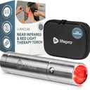 Lifepro Infrared & Red Light Therapy for Body Joints & Muscles Wellness Support, Portable Red Light Therapy Device, Near Infrared Light Therapy for Body & Face - Use 3 wavelengths