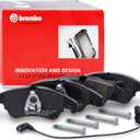Brembo P85098 Low-Met Front Disc Brake Pad Set AUDI/AUDI (FAW) OE# 8K0698151H