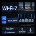 TP-Link BE6500 Dual-Band WiFi 7 Router (BE400) | Dual 2.5Gbps Ports, USB 3.0, Covers up to 2,400 sq. ft., 90 Devices, Quad-Core CPU, HomeShield, Private IoT, WiFi 7, Dual-Band BE6500