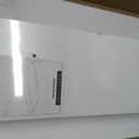 White Floating Shelves for Wall, 9.3" Deep Wall Mounted Wood Shelves for Bathroom, Bedroom, Living Room, Kitchen, Hanging Shelf for Books/Storage/Room Decor (White, 24"), 24" Set of 2