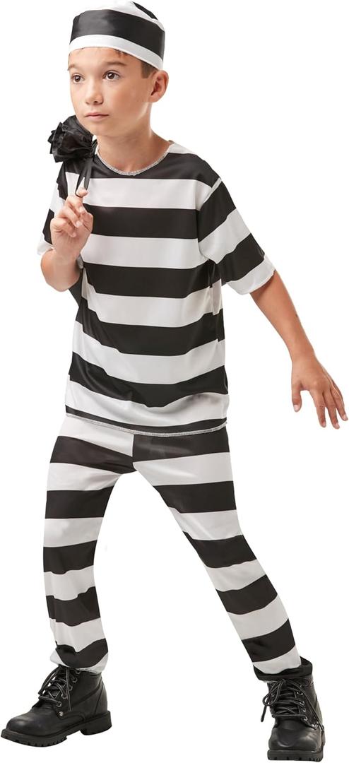 Rubies Prisoner Boy Costume for Kids, Boy's Medium