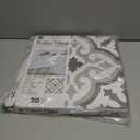 RoomMates FT4600BX Roma Gray Peel and Stick Floor Tile