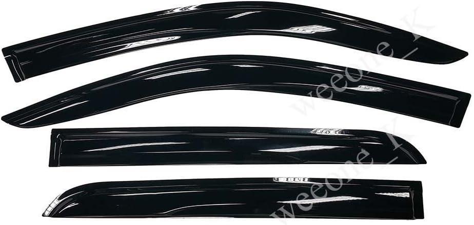K1AutoParts Door Weather Guard Rain Visor Sun Windshield for Toyota Hilux Revo Pickup 2015 2016