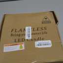 Flameless LED Candles with Timer 5 Pc Flickering Flameless Candles for Romantic Ambiance and Home Decoration Stable Acrylic Shell,with Embedded Star StringBattery Operated CandlesRed