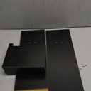 5 Tier Wall Shelf Unit, Black Versatile Lack Wall Shelf, Display Floating Shelves for Bedroom Bathroom Home Decor Organizer