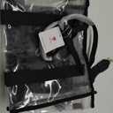 Large Clear Tote Bag Stadium Approved for Stadium Events Transparent Shoulder crossbody Handbag with Adjustable Strap (Black)