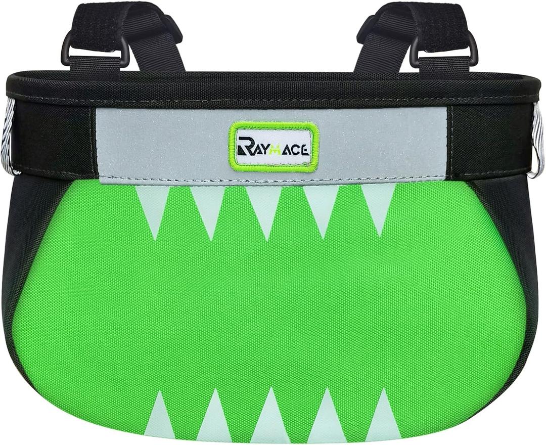 RAYMACE Kids Bike Basket, Children's Bike Basket Front, Waterproof Bicycle Basket Handlebar Bag for Girls, Boys Toddlers Bike or Scooter Accessories