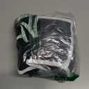 Eomenie Bikini Sets for Women Two Piece Swimsuits High Waisted Color Block Bathing Suits Tie Back Swimwear (Large, Black White)