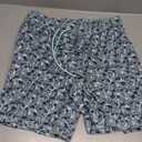 Amazon Essentials Men's 8" Inseam Relaxed-Fit Drawstring Walk Short (Large, Green Floral)