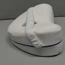 Vertdens Leg Pillow, Knee Pillow for Side Sleepers, Leg Pillows for Sleeping, Knee Cushion for Sleeping,Suitable for Relieving Leg, Back, Knee Pain (White)