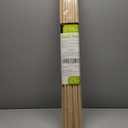 HOPELF 25PCS Wooden Dowel Rods - 1/4 x 12 Inch Bamboo Sticks - for Crafts, Cake Dowels and DIY Projects
